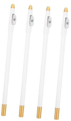 Anneome Barber Bleistift Set 4 Stück Mit Eingebautem Anspitzer Wasserfestes Haarkontur Bartstift Für Präzises Styling Augenbrauenformung Herren Frauen