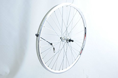 REAR QUICK RELEASE WHEEL 5, 6, 7 SPEED 130mm OLD MTB BIKE 26 x 1.75 559 DOUBLE WALL RIM ALLOY WHITE Q/R