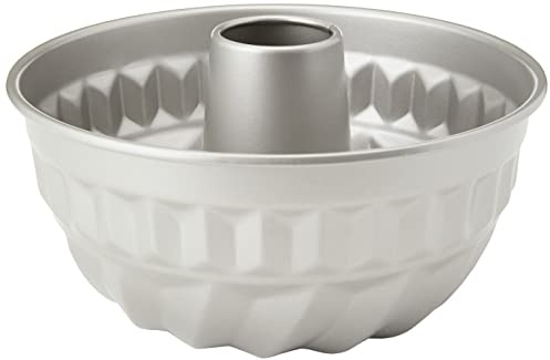 Dexam 17841405 Non stick Round Kugelhopf pan 21.5cm x21.5 cm x9cm , Grey