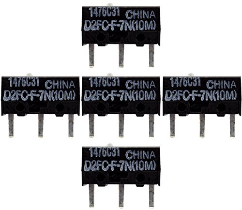 IT-Services Irro 5X D2FC-F-7N(10M) Mikroschalter Reparatur-Satz/Repair-Kit passend für Mäuse von Logitech, Razer, Roccat, SteelSeries und Weitere