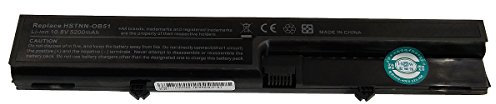 HSTNN-OB51 - Batteria di ricambio 10,8 V, 5.200 mAh, per HP Compaq 6520, 6520s, 6520p, 515, 510, 451545-361