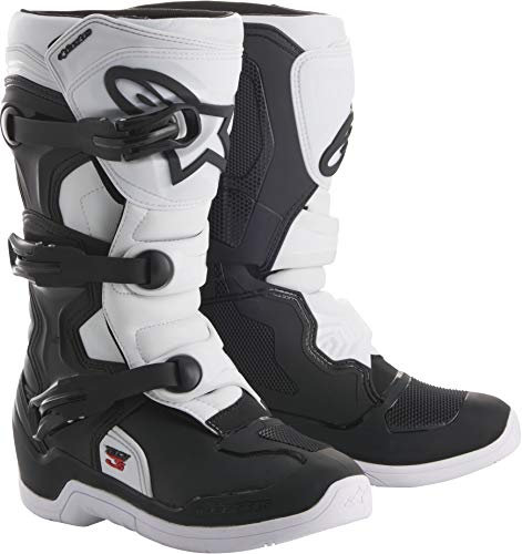 Stivali Mx Bambino Alpinestars Tech 3 S Nero-Bianco (Eu 42 / Us 8, Bianco)