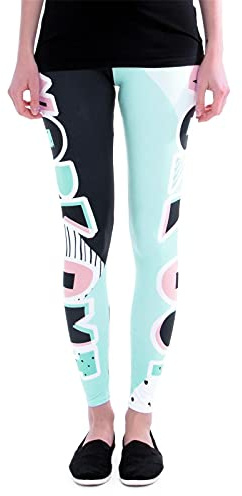 cosey Sports Line - Yoga und Fitness-Leggings (Einheitsgröße) - Workout bunt