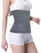 JINTN Unisex Elastischer Wärmegürtel Rückenwärmer Nierenwärmer Taillengürtel Nierenschutz Nierengurt Warm Winter Taille Unterstützung Bauchgürtel Leibwärmer für Damen und Herren, Grau, M