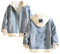Fhkjhrjlgp Lil PEEP Pullover Simplement Printing Warmhalten in Winterjacke lose Freizeit-bequemen Mantel mit Kapuze Unisex (Color : Blue01, Size : XL)