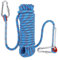 FT-SHOP Cuerda de Escalada al Aire Libre Estática Cuerda Seguridad de Nylon con Mosquetón 10mm Diámetro para Senderismo Espeleología Ingeniería 10M