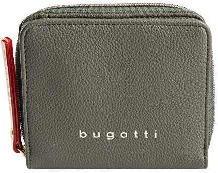 bugatti Ella Ladies Small Zip Around Wallet Olive