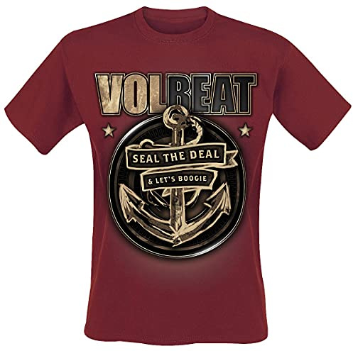 Volbeat Anchor Männer T-Shirt rot Band-Merch, Bands, Nachhaltigkeit XL