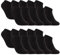 10 | 20 | 30 Paar Sneaker Socken Herren Damen Schwarz Weiß Grau Baumwolle 16900 (20x Schwarz 39-42)