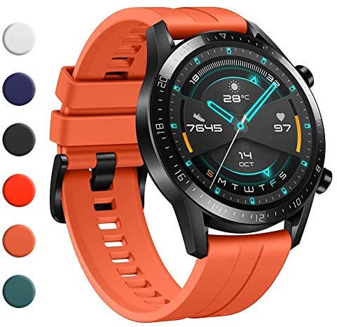 YHC Correas para Huawei Watch GT3/GT2/GT2 Classic/GT2 Pro 46mm,Compatible con Huawei Watch GT 2e/GT Sport Active 46mm