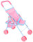 Laeto Bella And Friends Dolls Stroller | Flat Fold Folding Dolls Pram, Dolls Pushchair Toy Pram - Pink & Blue Ages 3 Years +