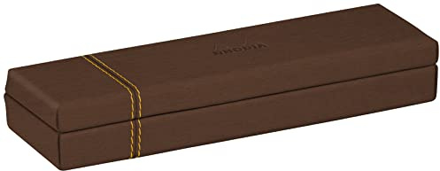 Rhodia 194509C Stiftetui 21x5,5x3cm Kunstleder Bronze