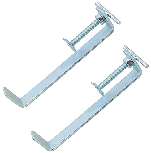 200mm Bricklaying Profile Clamp Holder Fastener Carpentry Internal Wall Clamps 2pk