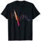 Buntes Notenblatt mit Oboe für Oboist T-Shirt