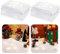2 Stück Weihnachts-Kunstschneedecken, 6,9 x 1,8 m, Schneedecke, Rolle, Kunstschnee, Dekoration, Kunstschnee zum Basteln, Kunstschnee, Teppich, 9,5 m, Lichterkette für Party (geringe Dichte)