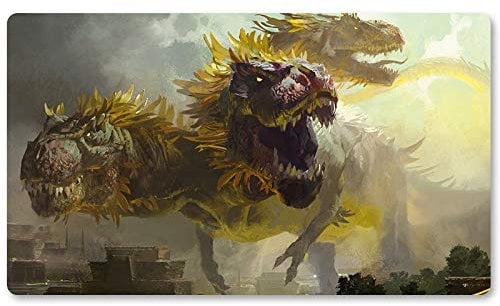 Zacama Primal Calamit - Brettspiel MTG Spielmatten+Kostenlose wasserdichte Tasche,TCG Card Game Table Mat Größe 60X35CM, Mouse Pad kompatibel mit DTCG MTG TCG CCG RPG