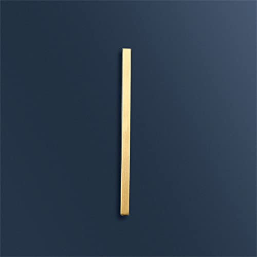 7cm Solid Brass 3D House Plaque Numbers 0-9 Letters A-Z Dash Sign Adhesive Glued Hotel Office Door Number Indoor Mailbox Address Digital Alphabet for Home Outdoor Plates Doorplate Room (I)