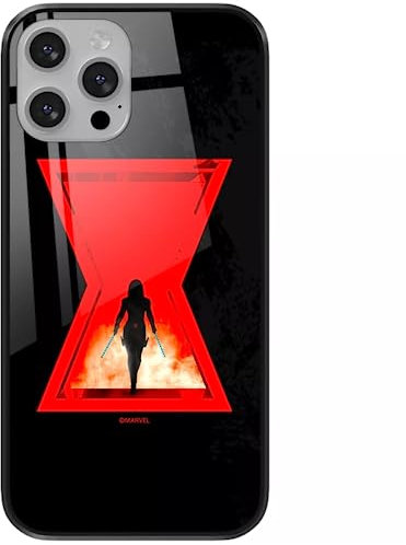 ERT GROUP mobile phone case for Apple Iphone 13 MINI original and officially Licensed Marvel pattern Black Widow 009 made of hardened glass, optimally adapted to the mobile phone, protective cover