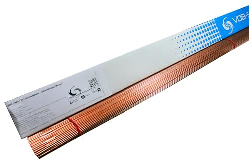 Schweißstäbe WSG2 WIG - 1,2 x 1000 mm - 119 Stück - Universal Stahl Schweissdraht 1.5125