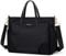 GOLF SUPAGS Sac Fourre-Tout Pour Ordinateur Portable 14 Pouces, Sac à Bandoulière Pour Ordinateur Pour Femme, Sac à Main élégant Pour Le Travail et Les Voyages (Noir)