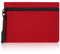 Andibro Mini Geldbörse Aus Segeltuch, Kleine Kleingeldtasche, Tragbare Kleingeldbörse Mit Münzfach Mit Reißverschluss Mini Wechseltaschen Für Damen(Rot)
