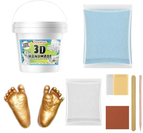 Djowyh Handabdruck Set Für Paare Handabdruck Set Für Paare Hände Gipsabdruck Set, Gips Statue Modelling Kit Handheld Handform, Handform, Skulptur, Andenken, Geschenk Für Jahrestag, Hochzeit