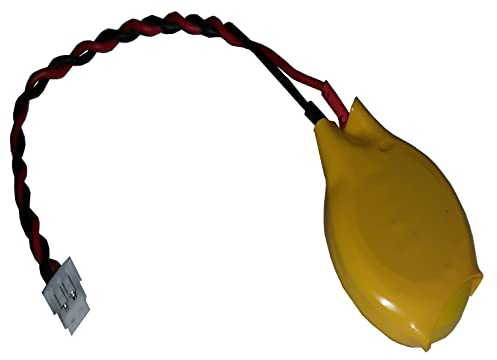 PKCELL 1 x Batterie CMOS BIOS CR2032 avec Prise Molex 2 Broches 3V pour Ordinateur Portable
