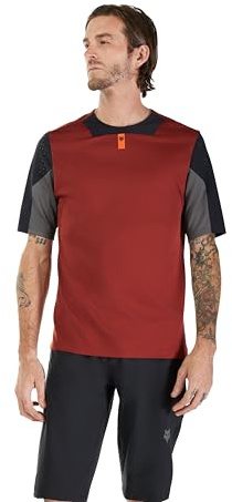 Fox Racing Herren Defend Moutain Fahrradtrikot, kurzärmelig, Rostfarben, Größe XL