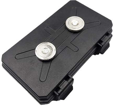 Magnetischer Schlüsselkasten – Magnetische Aufbewahrungsbox Unter Dem Auto | Schlüsselanhänger-Versteckmagnet | Wasserdichter Magnetischer Schlüsselhalter | Magnet-Schlüsselversteck Mit Zwei Magneten