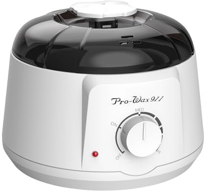 Wachs-Wärmer für Haarentfernung, professionelle Wachs-Schmelz-Maschine für Frauen Männer, einfach zu bedienen - für empfindliche Haut - 14oz Topf (weiß)