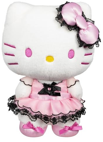 Hello Kitty and Friends Peluche Hello Kitty ultra Premier Specialty 20,3 cm – Édition limitée – Produit sous licence officielle Sanrio de Jazwares – À partir de 6 ans