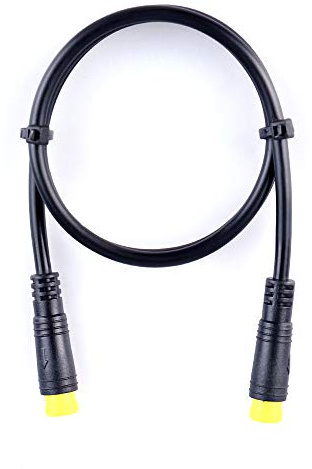 Varstrom 57CM 3 Pin Extension Cable Male to Male for Bafang BBS01 BBS02 BBS03 HD Mid Drive & Hub Conversion Kit Extension Cable for Brake & Thumb Throttle & Gear Sensor