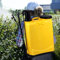 Pompa Irroratrice, 16 Lt, Spalla Pompante e Lancia in Ottone e Inox，Spruzzatore Portatile a Pressione 16L 1-3 Bar 2 Ugelli Zaino Accessori Nebulizzatore Piante (B-Giallo)