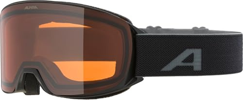 ALPINA NAKISKA - beschlagfreie, rahmenlose OTG Skibrille mit 100% UV-Schutz für Erwachsene