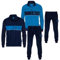 Generico Tuta Napoli Cotone Garzato Tuta Homewear Full Zip | Pigiami Calcio Personalizzati Con Nome e Numero PS 46643
