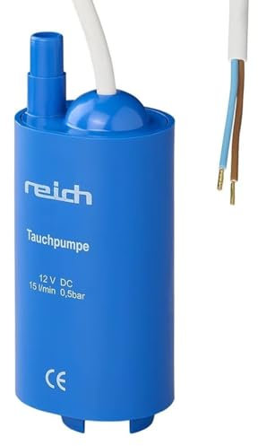 Camping Tauchpumpe 12V 15L/min I 0,5 bar 10-20 W Leistungsaufnahme