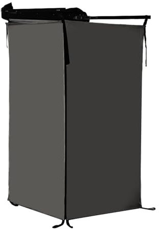 Sharplace Toilettenzelt Mobiles Duschzelt für Outdoor Camping, tragbares Duschzelt mit UV-Schutz, Umkleidezelt Seitenbadzelt für Fahrzeuge, Sichtschutzzelt für Strand, Wohnwagen, Heckklappe, Schwarz