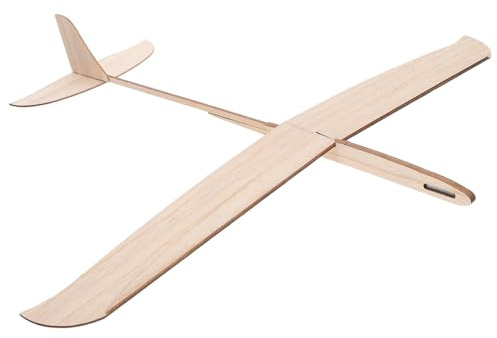 Parliky Holzflugzeug Bastelset für DIY Holz Gleitschirm mit Lernfaktor Schulprojekte und Kreative Freizeitgestaltung Sicher Hochwertigem Holz Gefertigt