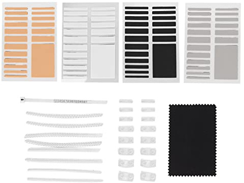 Ring Size Adjuster Set | 30 Pcs Clear Water - Tight Silicone & Foam Inserts | Regulate Loose Rings for Women/Men/Wide Bands | Includes Measuring Tool & Polishing Cloth