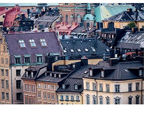 Kylskapspoesi 495 Puzzle Dächer über Stockholm (1000 Teile)
