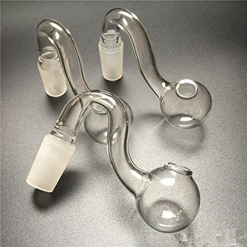 Glas Ölbrenner Wasserpfeifen Bong-10mm 14mm 18mm Männlich Weiblich Klar Dick Für Öl Rigs Glas Bongs Dicke Großen Schalen Für Rauchen (10mm male)