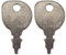 2x Universal Ignition switch keys Replacement for Ride on Lawn Mower Garden Tractor