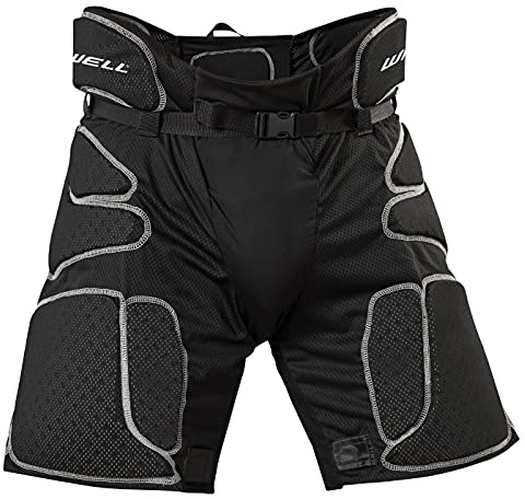 Winnwell Basic Roller Hockey Inline Shorts - Girdle for Men with Built in Jock Cup - Protective Equipment for Senior & Junior Players (Senior Small)