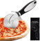 Pizzaschneider, Pizzaroller Pizza Cutter Schneider Schneidemesser mit Edelstahl Scharfem Schneiderad, Groß Pizzarad Pizzamesser Teigschneider Spülmaschinenfest für Weihnachten Lustige Geschenke