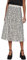 Vila Damen Vinitban Print Skirt/Su - Noos Midirock, Birch/AOP:dolma W Black, XL EU