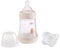 Chicco PERFECT 5 Flaschen Anti-Flaschen 150 ml, langsamen Durchfluss 0 Monate + mit Sauger aus weichem Silikon und Schnuller aus Silikon 0-2 Monate im Inneren enthalten