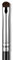 EIGSHOW Concealer Brush, Detail Smudging Brush, Small Flat Concealer Brushes for Eyeshadow, Under Eyes Blemishes Precision Application(E867)