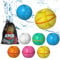 Wasserbomben Wiederverwendbar, 6PCS Wiederverwendbare Wasserbomben Selbstschließend Wiederbefüllbare Wasserbomben Magnetisch Wasserballons Splash Ball Reusable Water Balloon Magnet