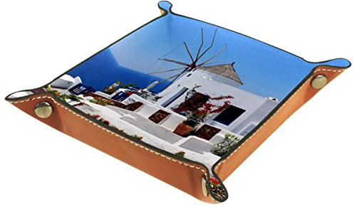 Vassoio Portaoggetti,vassoio in pelle,casa al mare Vassoio,Accessori Trucchi Vassoio per Cosmetici