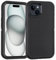 smartelf for iPhone 15 Case, 3 in 1 Heavy Duty Drop Protection Full Body Rugged Shockproof, Military Protective Tough Durable Cover Phone Case for Apple iPhone 15 (Black)